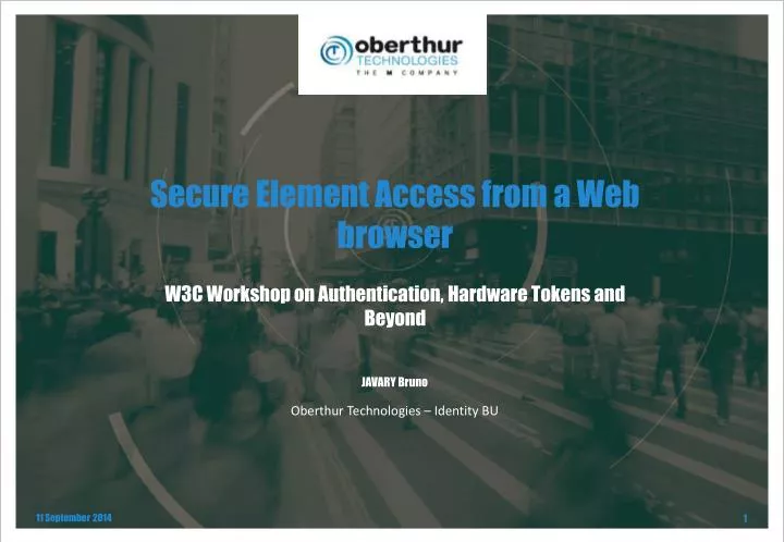 secure element access from a web browser