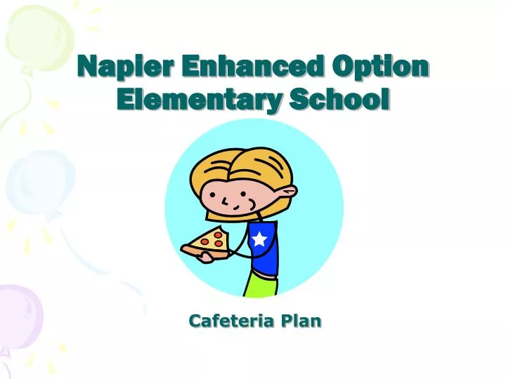 napier enhanced option elementary school
