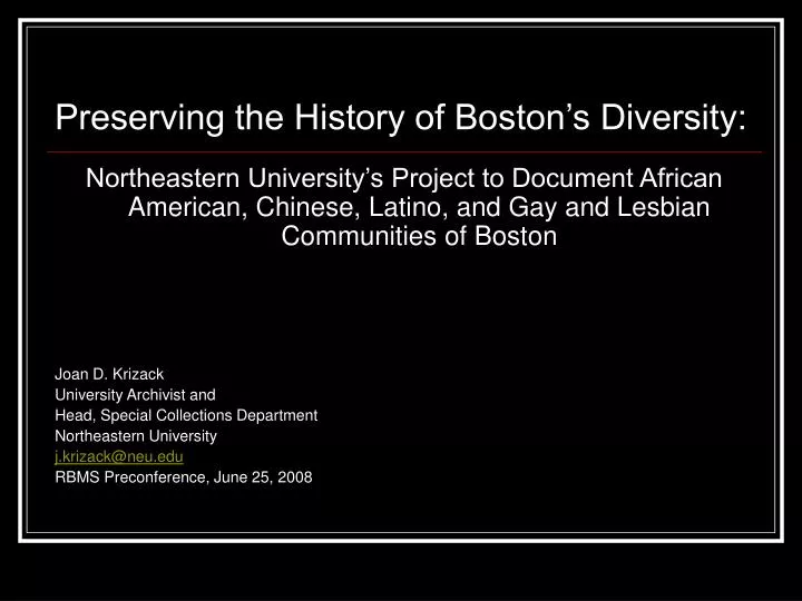 preserving the history of boston s diversity
