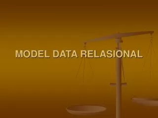 model data relasiona l