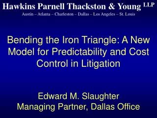 Hawkins Parnell Thackston &amp; Young LLP