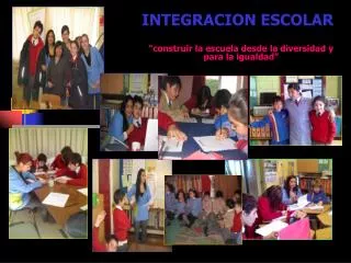 integracion escolar