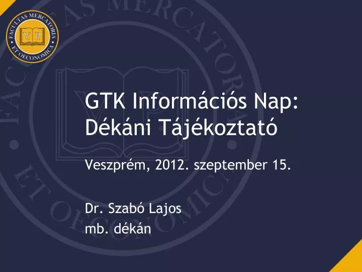 gtk inform ci s nap d k ni t j koztat