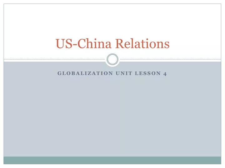 us china relations