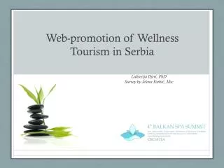 Web-promotion of Wellness Tourism in Serbia