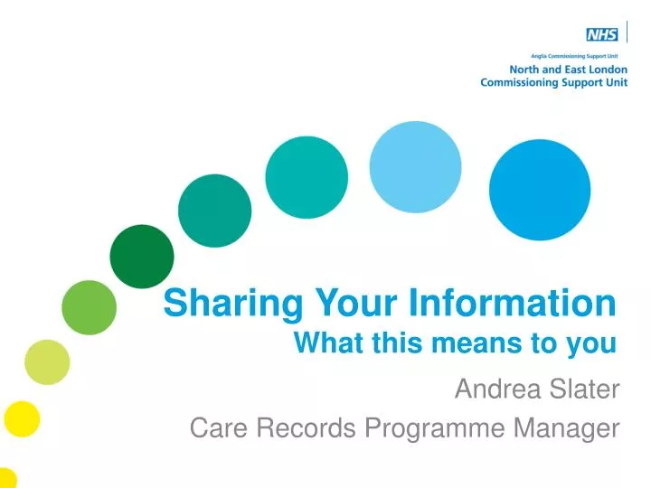 sharing your information what this means to you