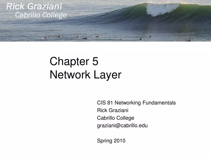chapter 5 network layer