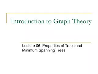 introduction to graph theory