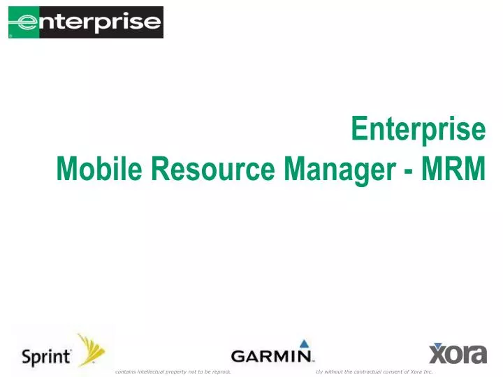 enterprise mobile resource manager mrm