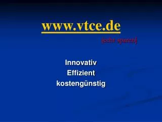 www vtce de echt sparen