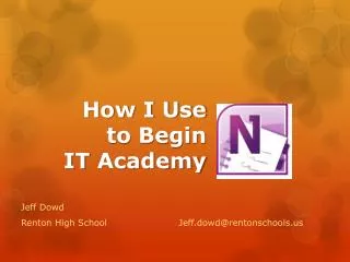 How I Use to Begin IT Academy