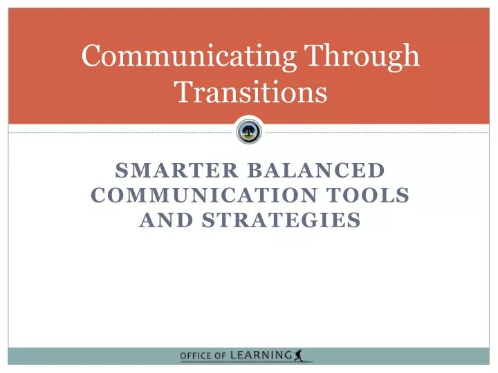 communicating through transitions