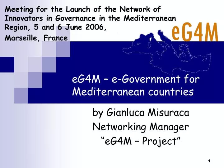 eg4m e government for mediterranean countries