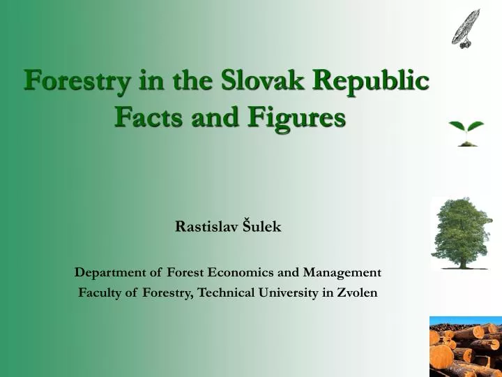 forestry in the slovak republic facts and figures
