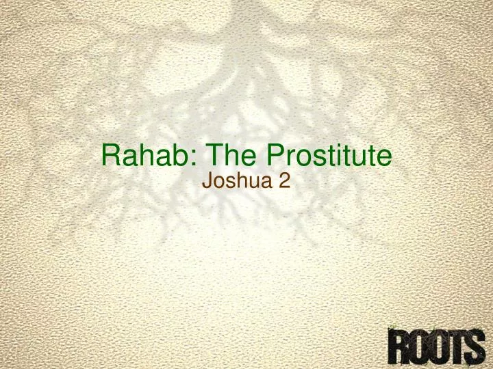 rahab the prostitute