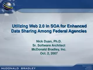 Utilizing Web 2.0 in SOA for Enhanced Data Sharing Among Federal Agencies