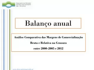 balan o anual