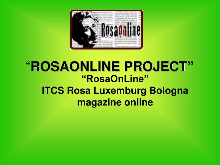 rosaonline project