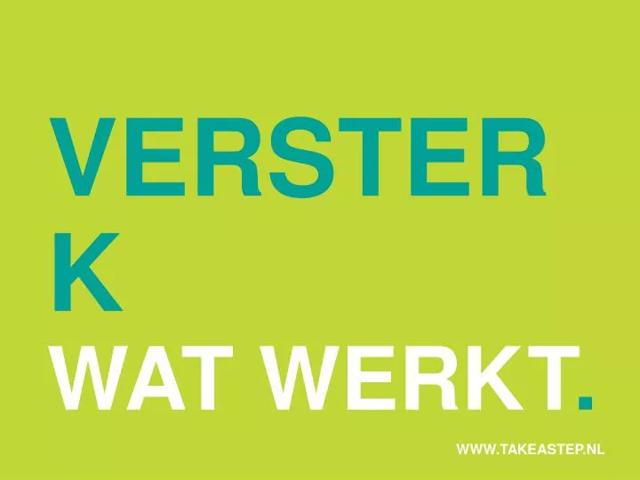 versterk wat wer kt