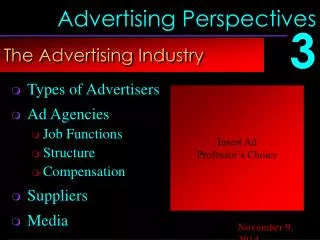 Advertising Perspectives