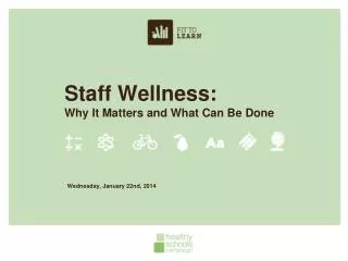 Staff Wellness: Why It Matters and What Can Be Done
