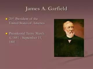 James A. Garfield