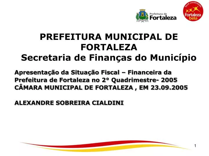 prefeitura municipal de fortaleza secretaria de finan as do munic pio