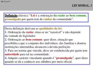 lei moral 1