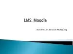 LMS: Moodle - slide 1