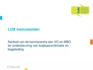 lob instrumenten
