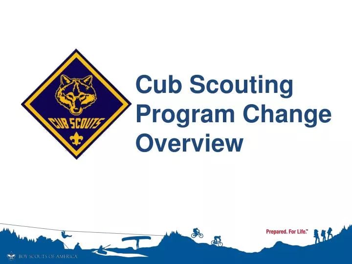 cub scouting program change overview