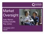 Understanding Market Oversight in Adult Social Care: Safeguarding Quality and Finances - slide 1
