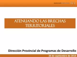 direcci n provincial de programas de desarrollo