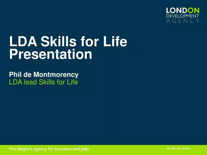 lda skills for life presentation