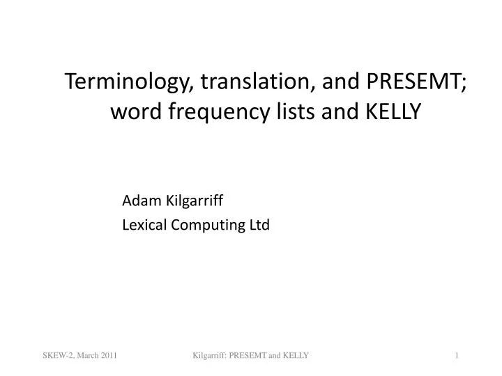 adam kilgarriff lexical computing ltd