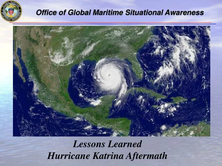office of global maritime situational awareness