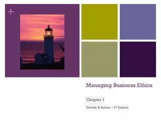 Managing Business Ethics