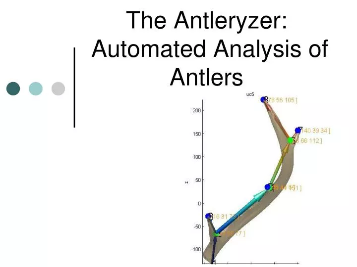 the antleryzer automated analysis of antlers