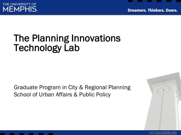 the planning innovations technology lab