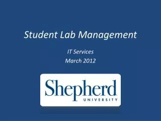 Student Lab Management