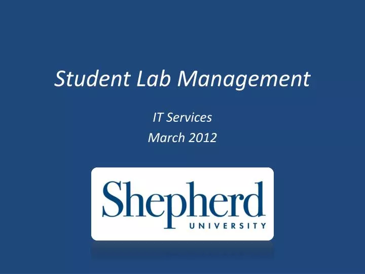 student lab management