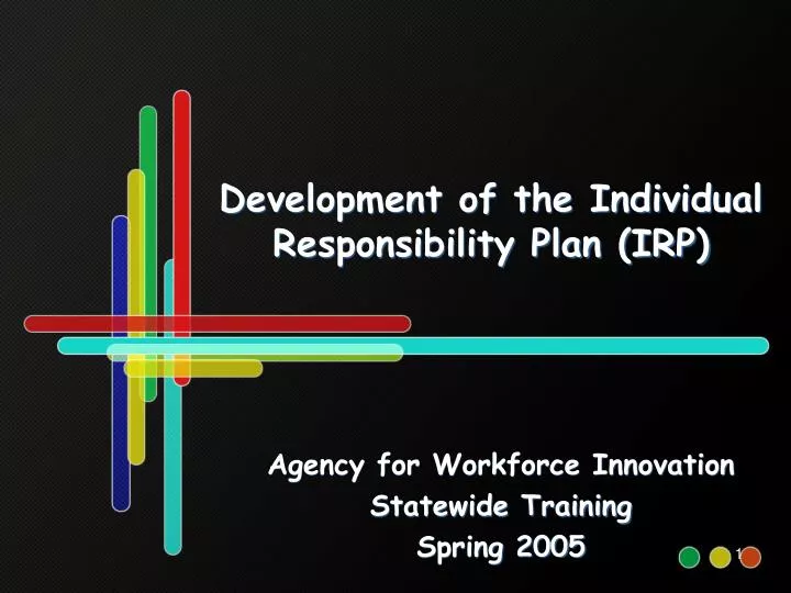 development of the individual responsibility plan irp