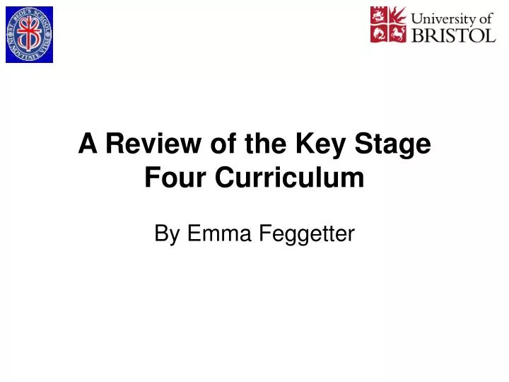 a review of the key stage four curriculum