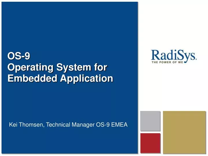os 9 operating system for embedded application