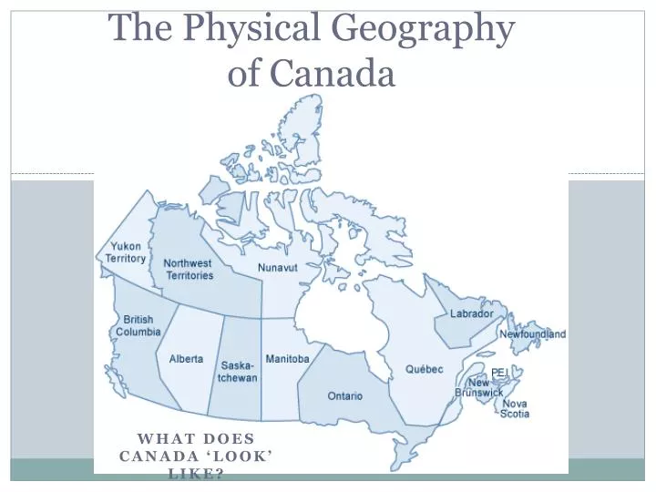 the physical geography of canada