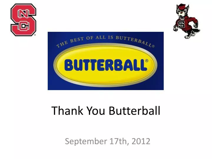 thank you butterball