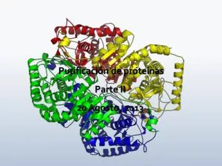 purificaci n de prote nas parte ii 20 agosto 2013
