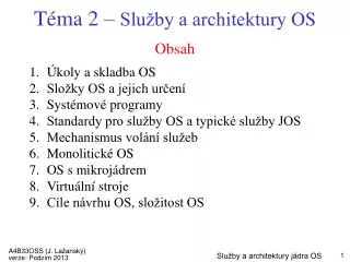 obsah
