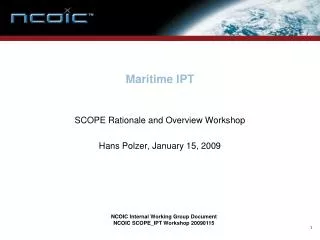 Maritime IPT