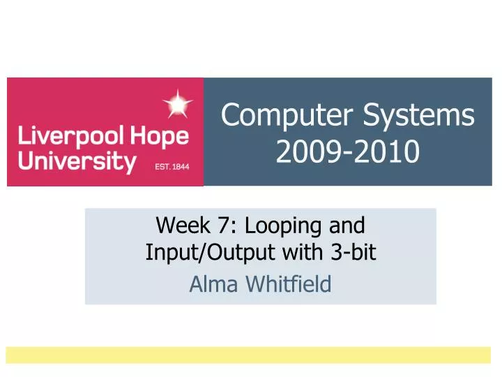 computer systems 2009 2010